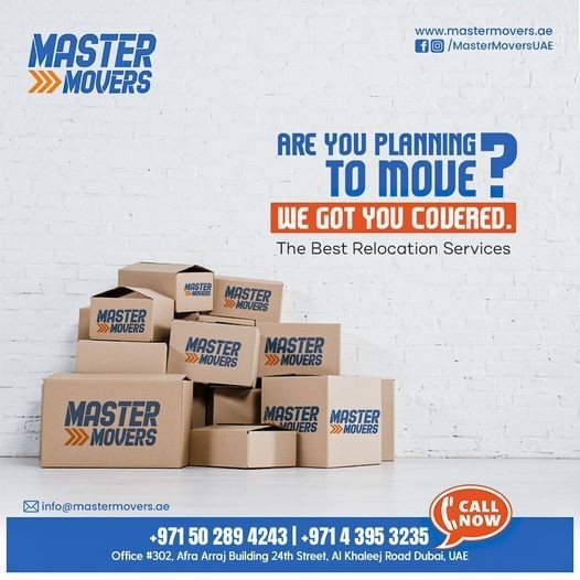 STORAGES MOVERS AND PACKERS IN DUBAI MASTER MOVERS 