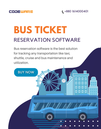Online Bus Reservation Software – Codeware transport booking system